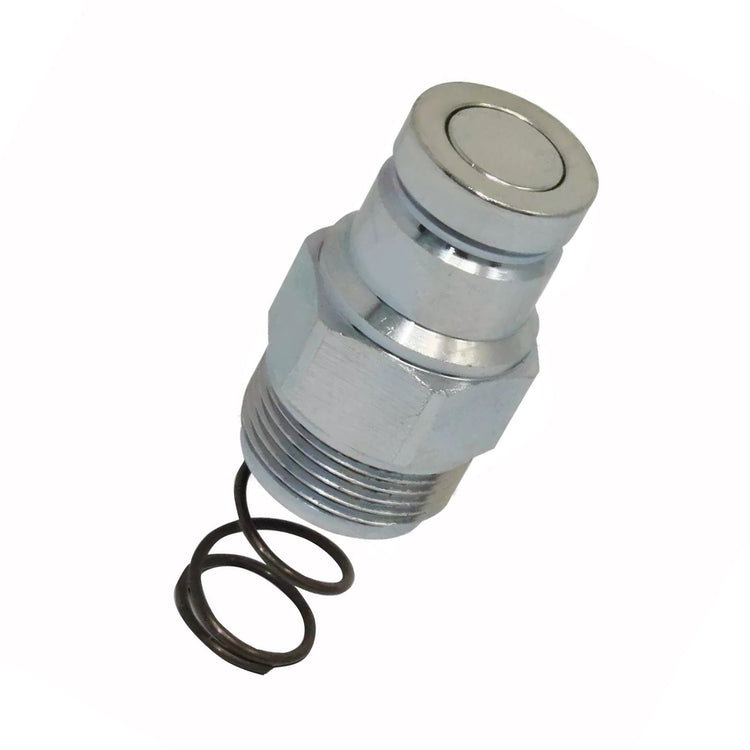 3/8in Hydraulic Male Drain Line Flat Face Quick Coupler Suitable For Bobcat 7246798-1