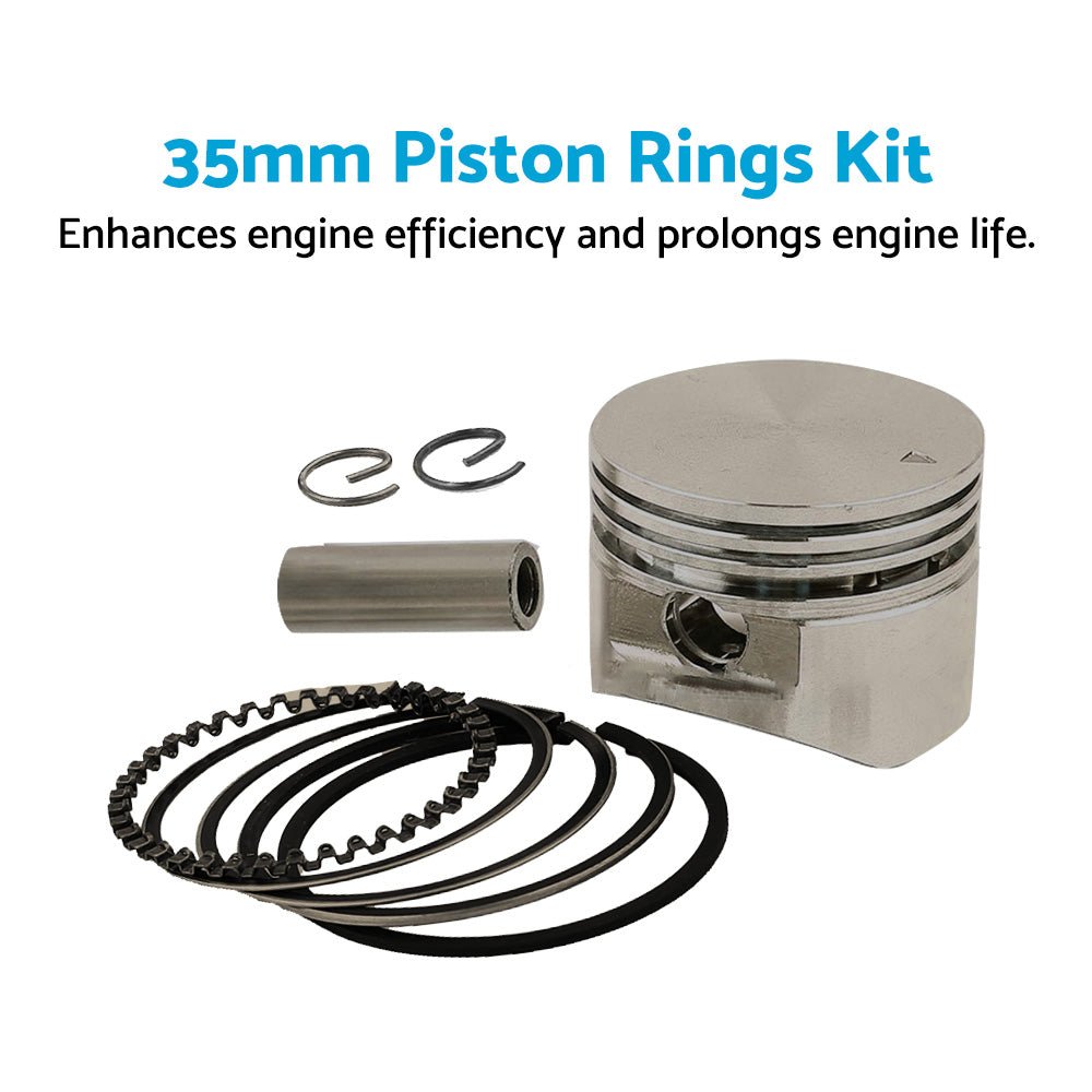 35mm Piston Rings Kit Suitable For Honda GX25 GX25N Engine Brush Cutter Trimmers - Frazy's Auto Parts