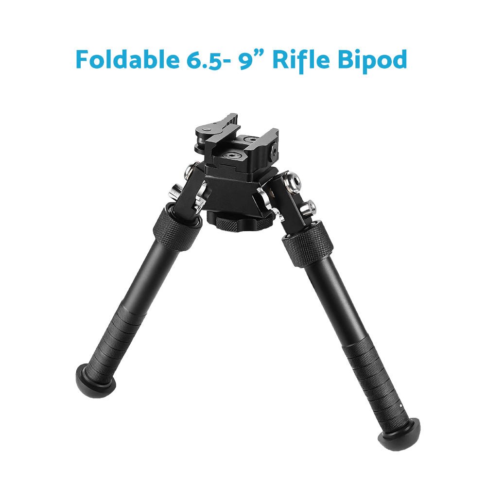 360 Angle Swivel QD Tactical 6. 5 to9 Rail Pistol Hunting Shooting Rifle Bipod Mount - Frazy's Auto Parts
