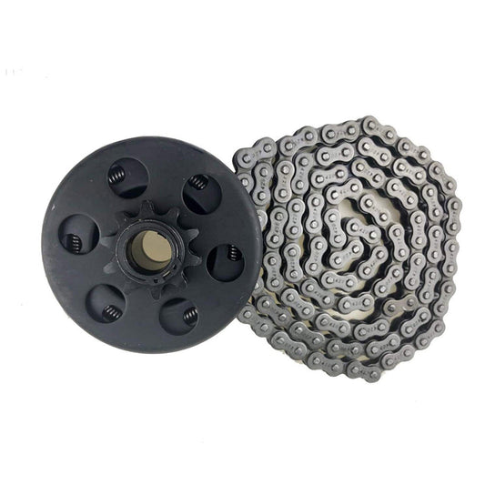Centrifugal Clutch 3 or 4 Inch Bore 10 Tooth With 420 Chain Suitable For Go-Kart 6.5HP-0