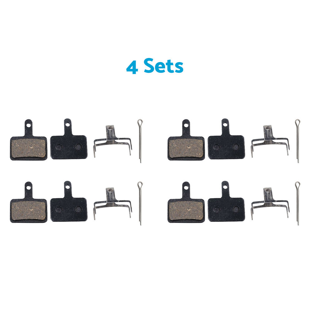 4-Pairs Mountain Bike Disc Brake Pads Suitable For Shimano Hydraulic Mechanical-1