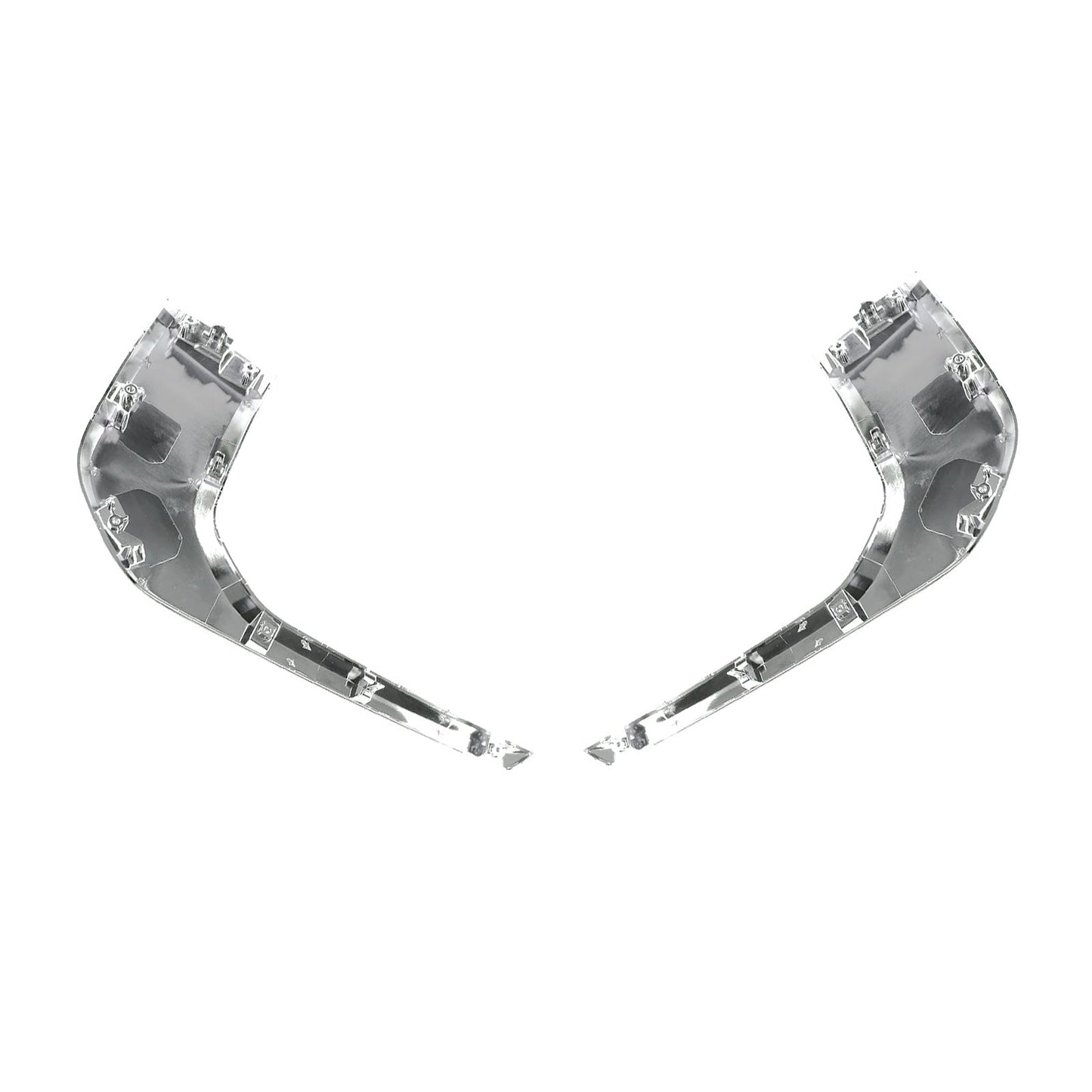 Left & Right Front Lower Bumper Molding Chrome Trim Suitable For Mitsubishi ASX-1