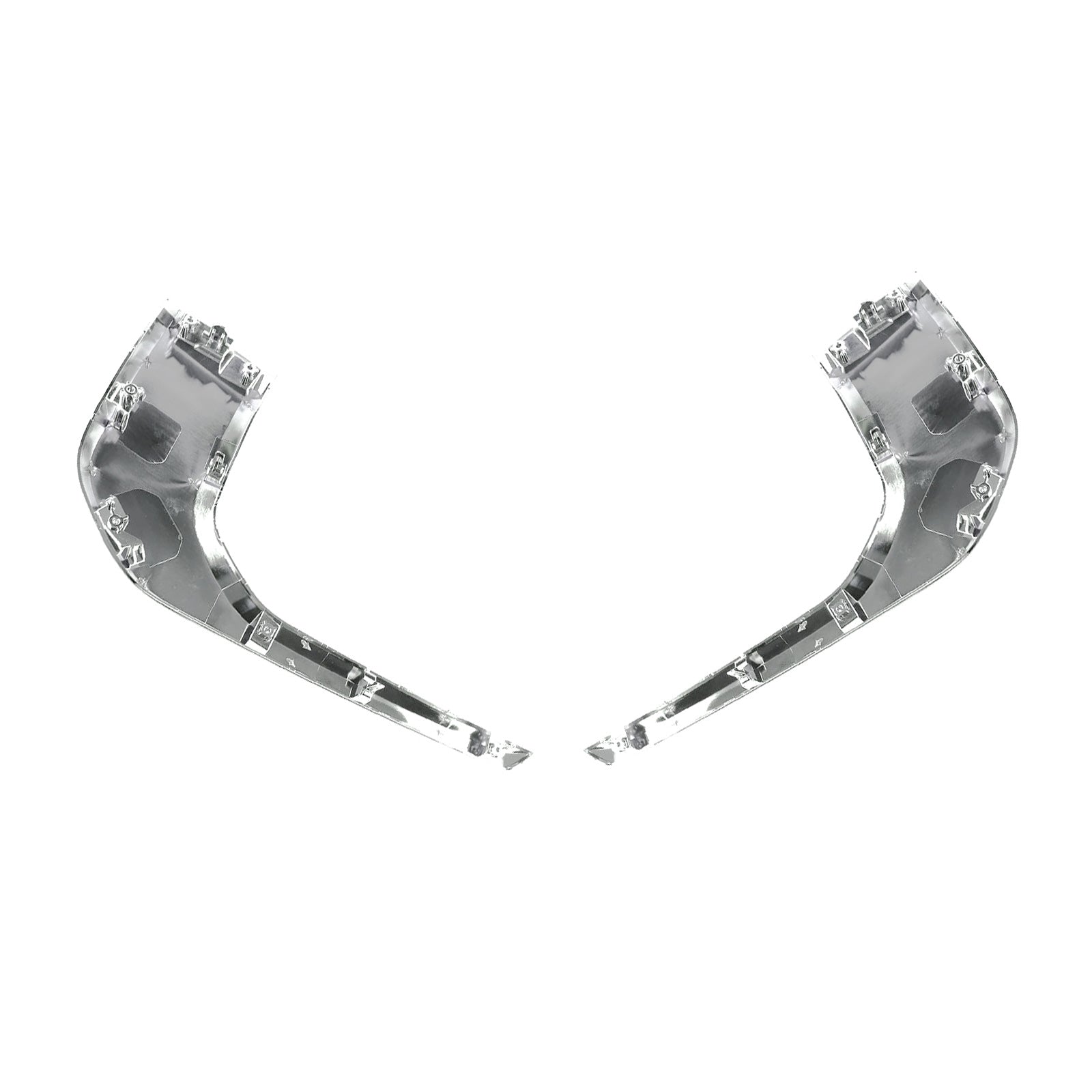 Left & Right Front Lower Bumper Molding Chrome Trim Suitable For Mitsubishi ASX-1