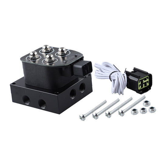 Manifold Valve Block 12V 1/4inNPT Suitable For Air Suspension System Universal Suspension-0
