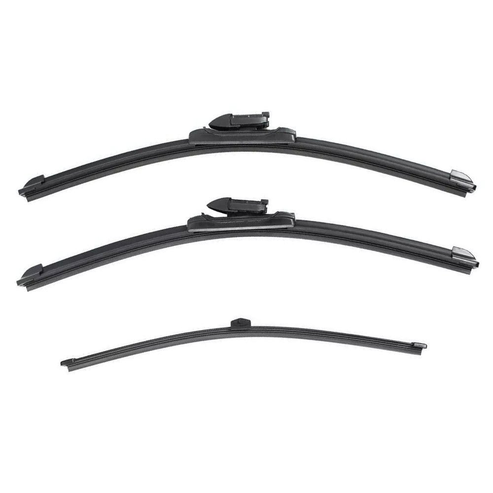 Wiper Blade Set 3pcs Suitable for Volkswagen Polo Hatch 2010–2017-0