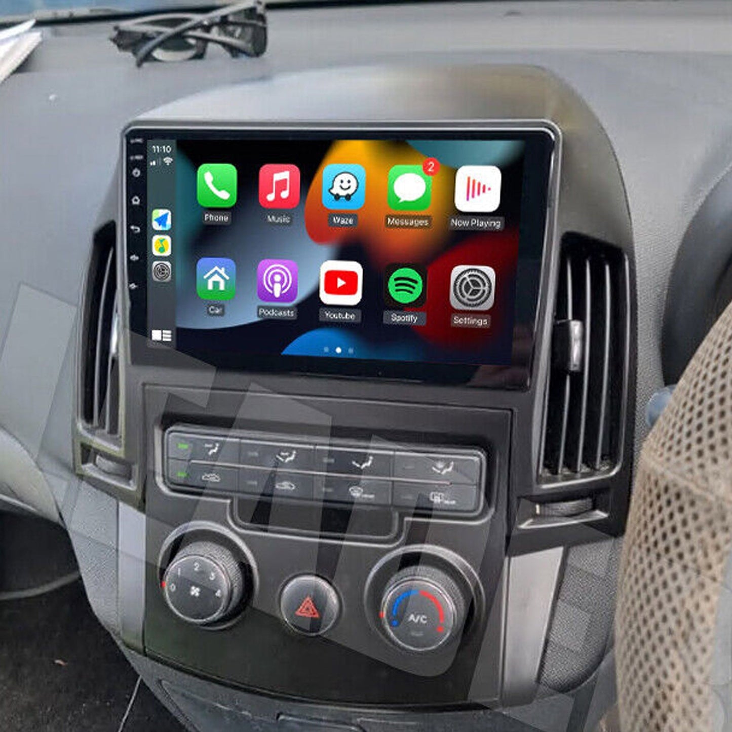 In-Dash Units Android 13 Stereo GPS CarPlay Suitable For Hyundai i30 2006-2011-3