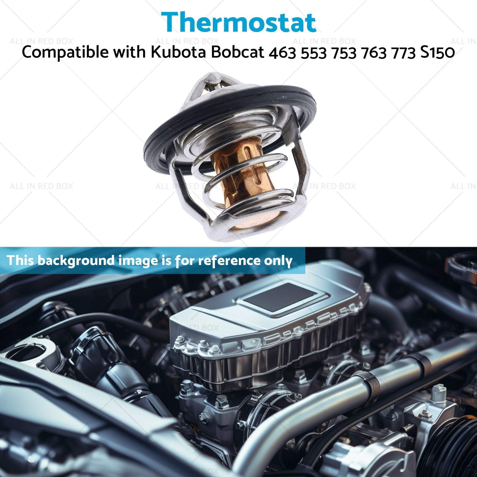 3918235 6653948 Thermostat Suitable for Kubota Bobcat 463 553 753 763 773 S150 - Frazy's Auto Parts