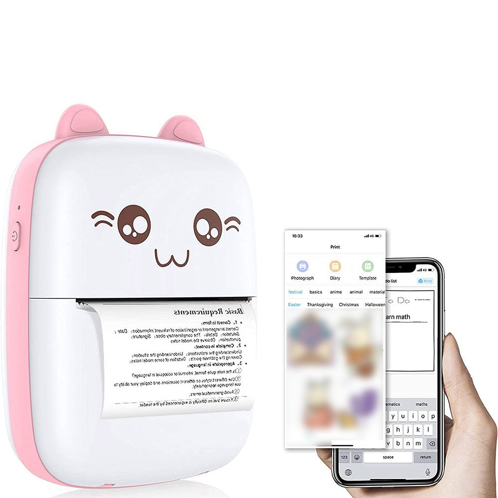 Pocket Thermal Printer Mini Bluetooth Label & Photo Printing Machine Suitable For Mobile Phone-1