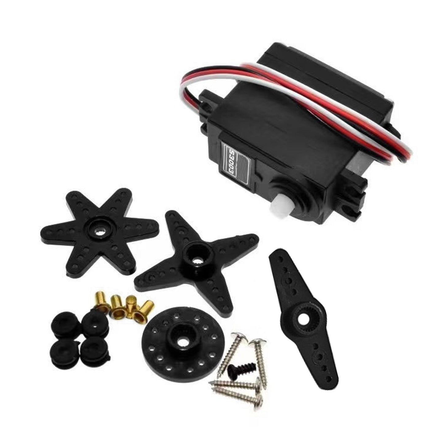 High Torque Standard Servos 4x Suitable For Futaba S3003 RC Car / Plane / Boat / Helicopter-4