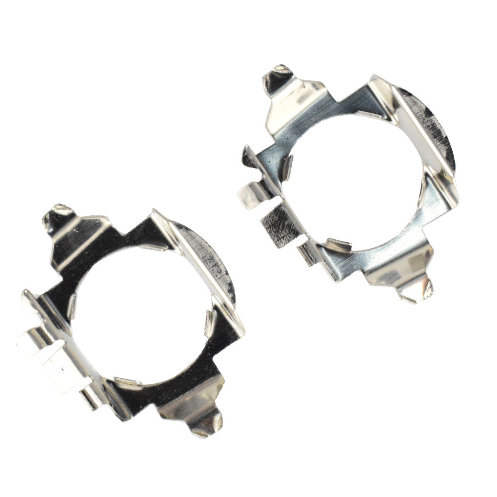1 Pair LED Headlight H7 Clip Adapter Holder Suitable For Toyota Camry & Mercedes-Benz-3