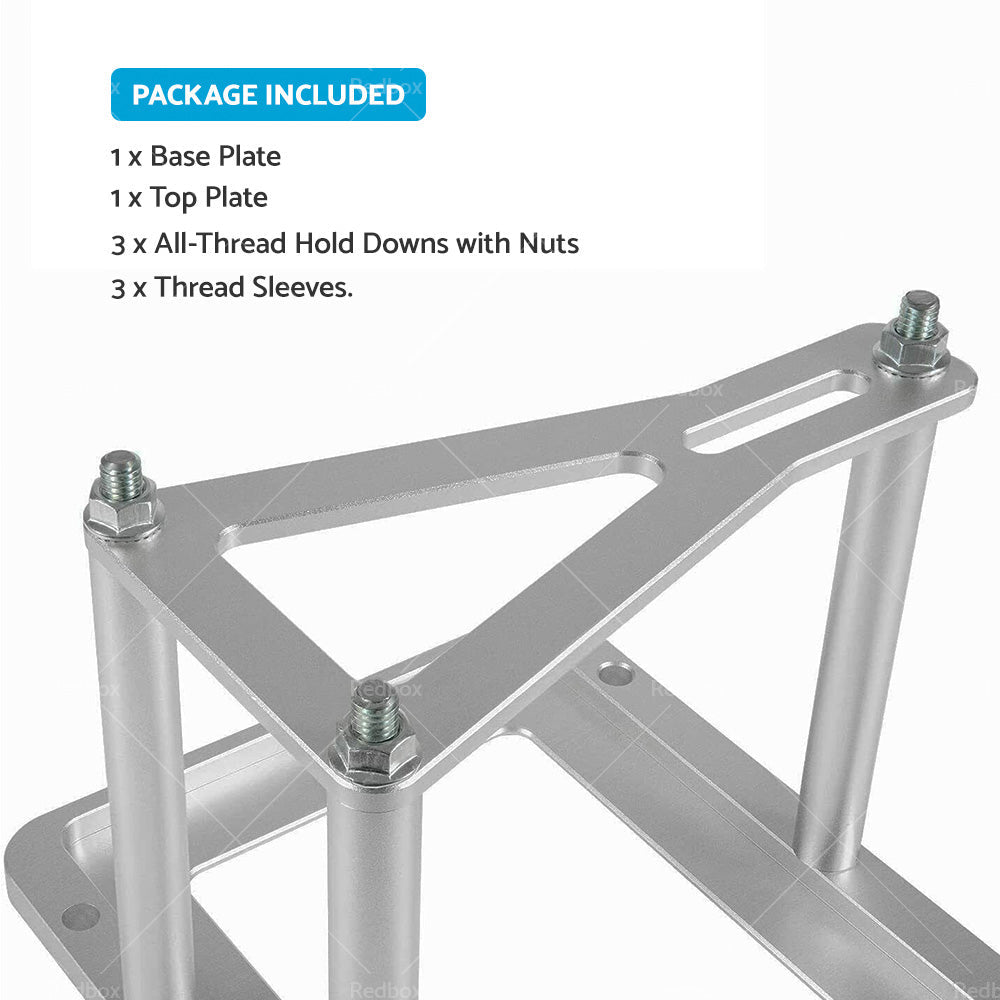 Universal Aluminum Billet Battery Tray Hold Down Relocation Box Mount Suitable For 551181-4