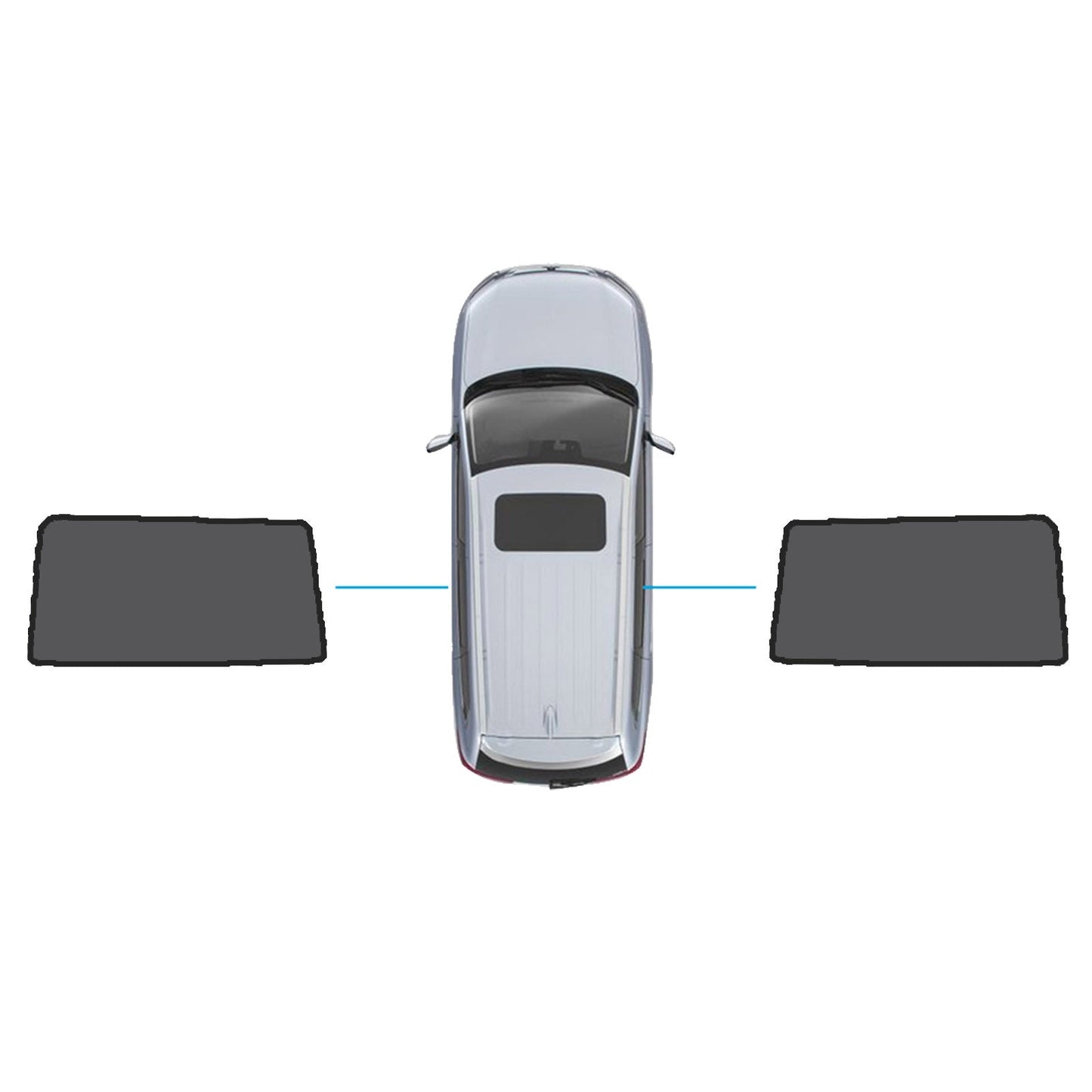 Car Window Magnetic Sun Shade Suitable For Nissan Patrol Y62 Series 2012-2024-2