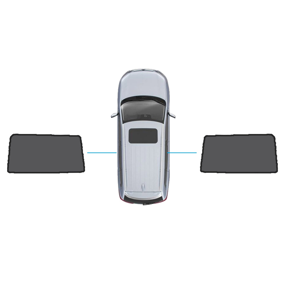 Car Window Magnetic Sun Shade Suitable For Nissan Patrol Y62 Series 2012-2024-2