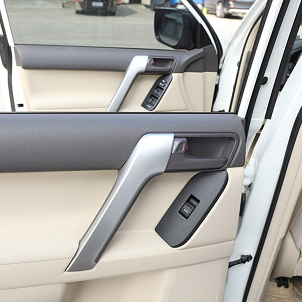 4PCS Matte Front Door Armrest Cover Trim Suitable For Land Cruiser Prado J150-4