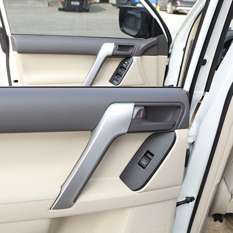 4PCS Matte Front Door Armrest Cover Trim Suitable For Land Cruiser Prado J150-4