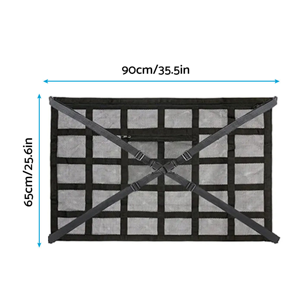 Universal Car Ceiling Storage Net Suitable For Car Roof Cargo – Mesh Storage Bag for Campervan-3