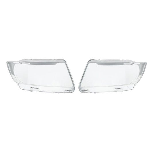 Pair of Left & Right Headlight Lens Covers Replacement Suitable For Jeep Grand Cherokee 2011-2013-0
