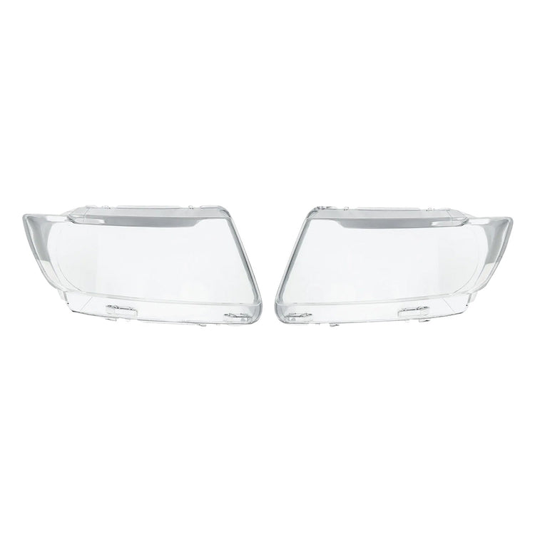 Pair of Left & Right Headlight Lens Covers Replacement Suitable For Jeep Grand Cherokee 2011-2013-0
