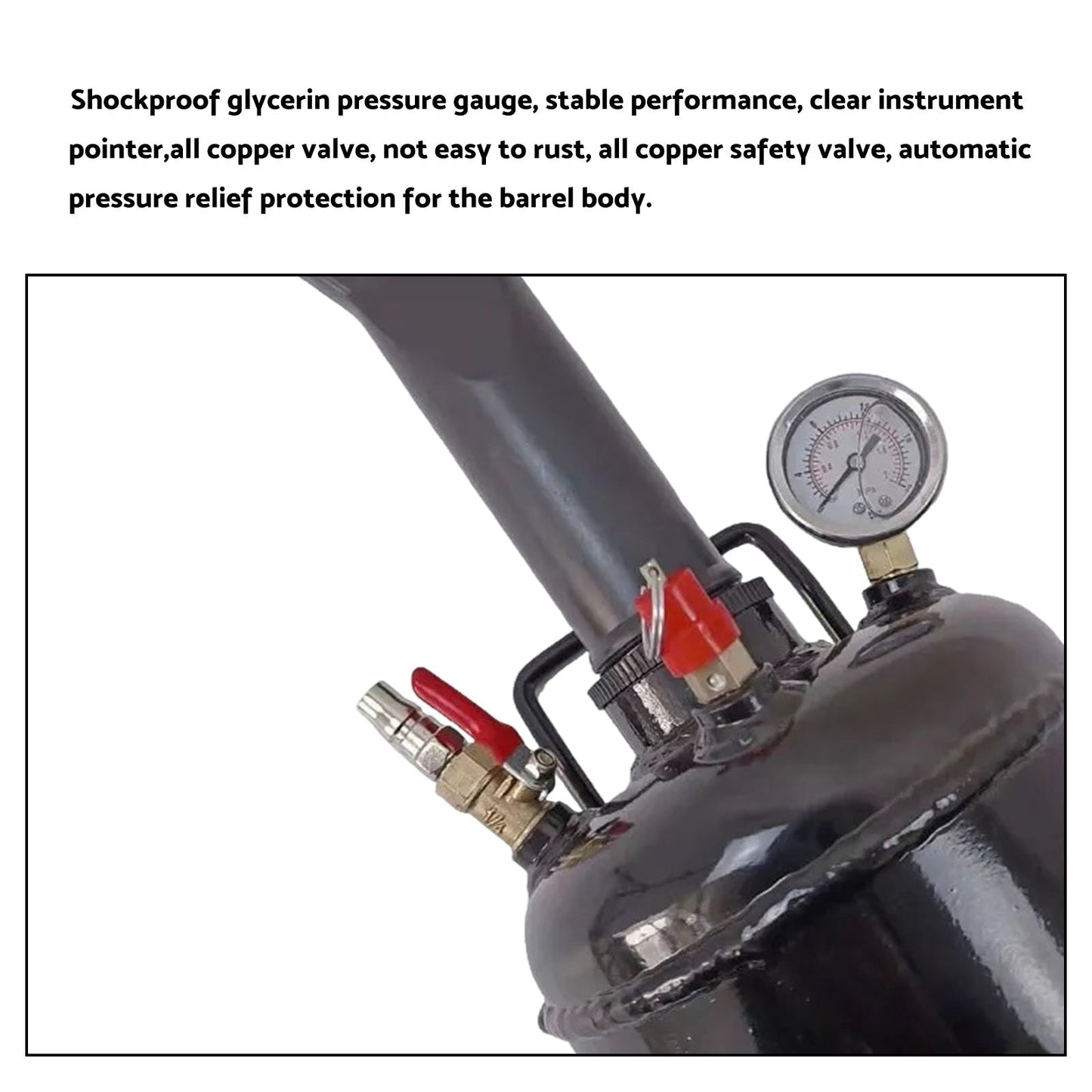12L Tyre Inflator Bead Seater Blaster Cannon Portable Air Tank Car SUV 4WD-1