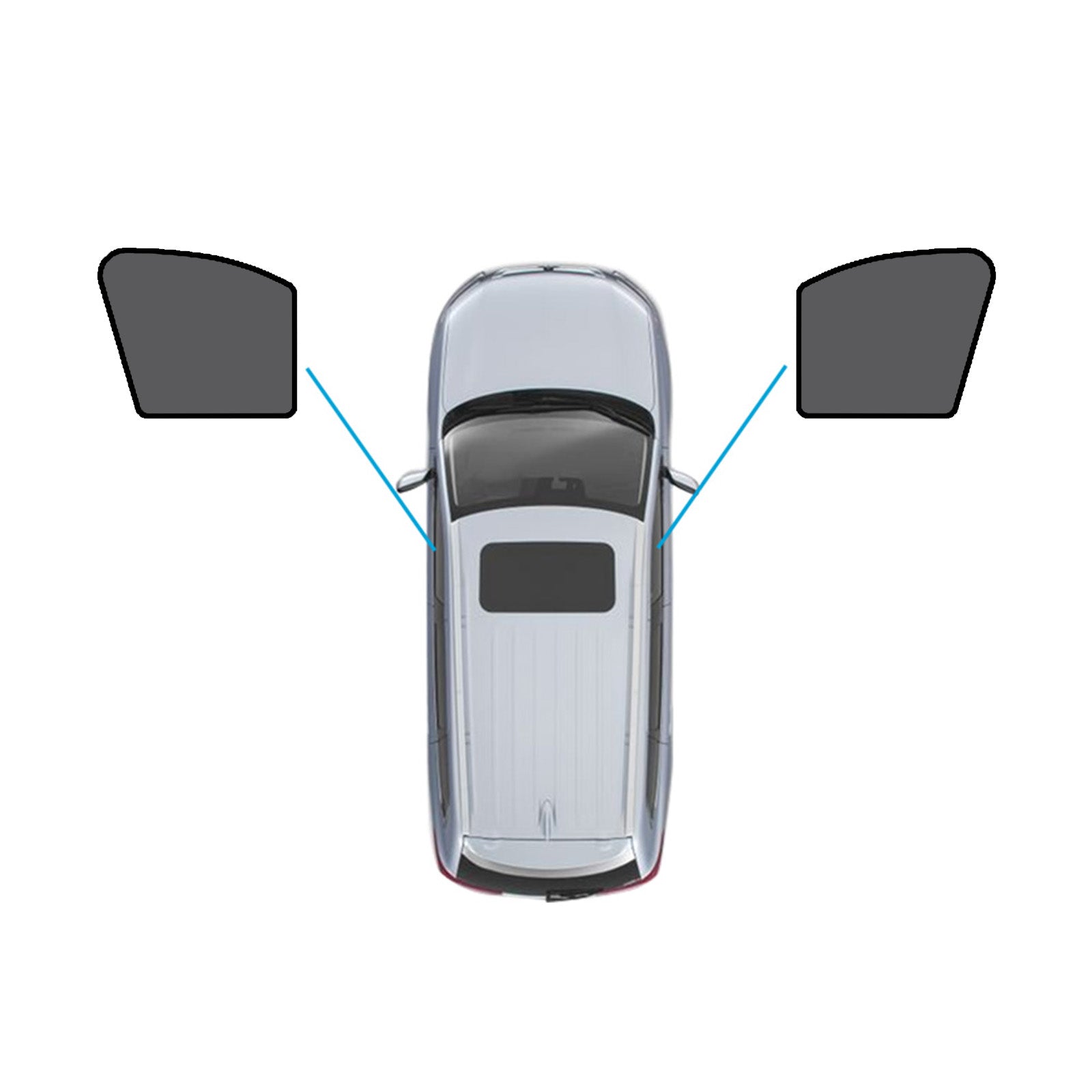 Magnetic Mesh Sun Blind Shades Suitable for Volvo XC90 2015-Current On Front/Rear-0