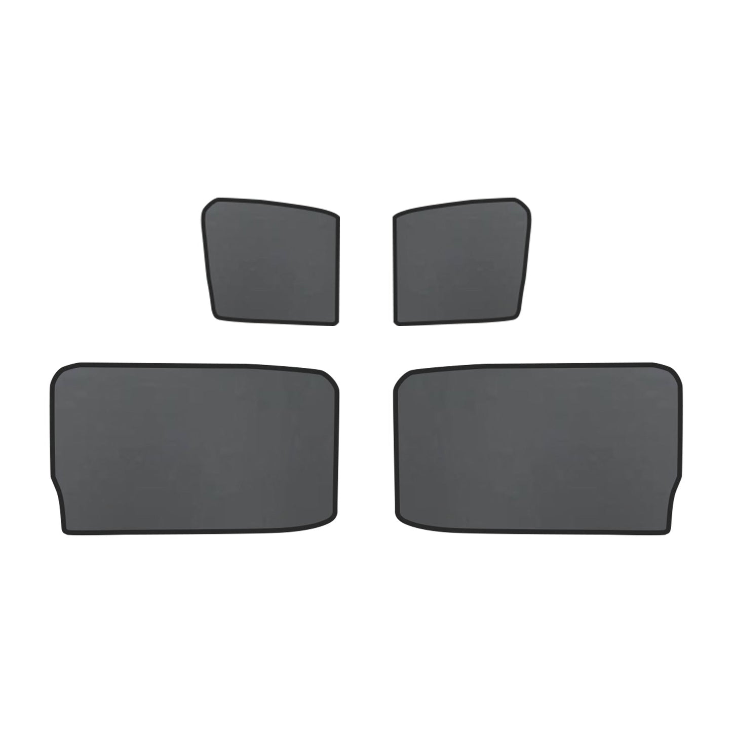 Front & Rear Window Magnetic Sun Shade Mesh Suitable For GWM UTE Cannon 2021-2024-0