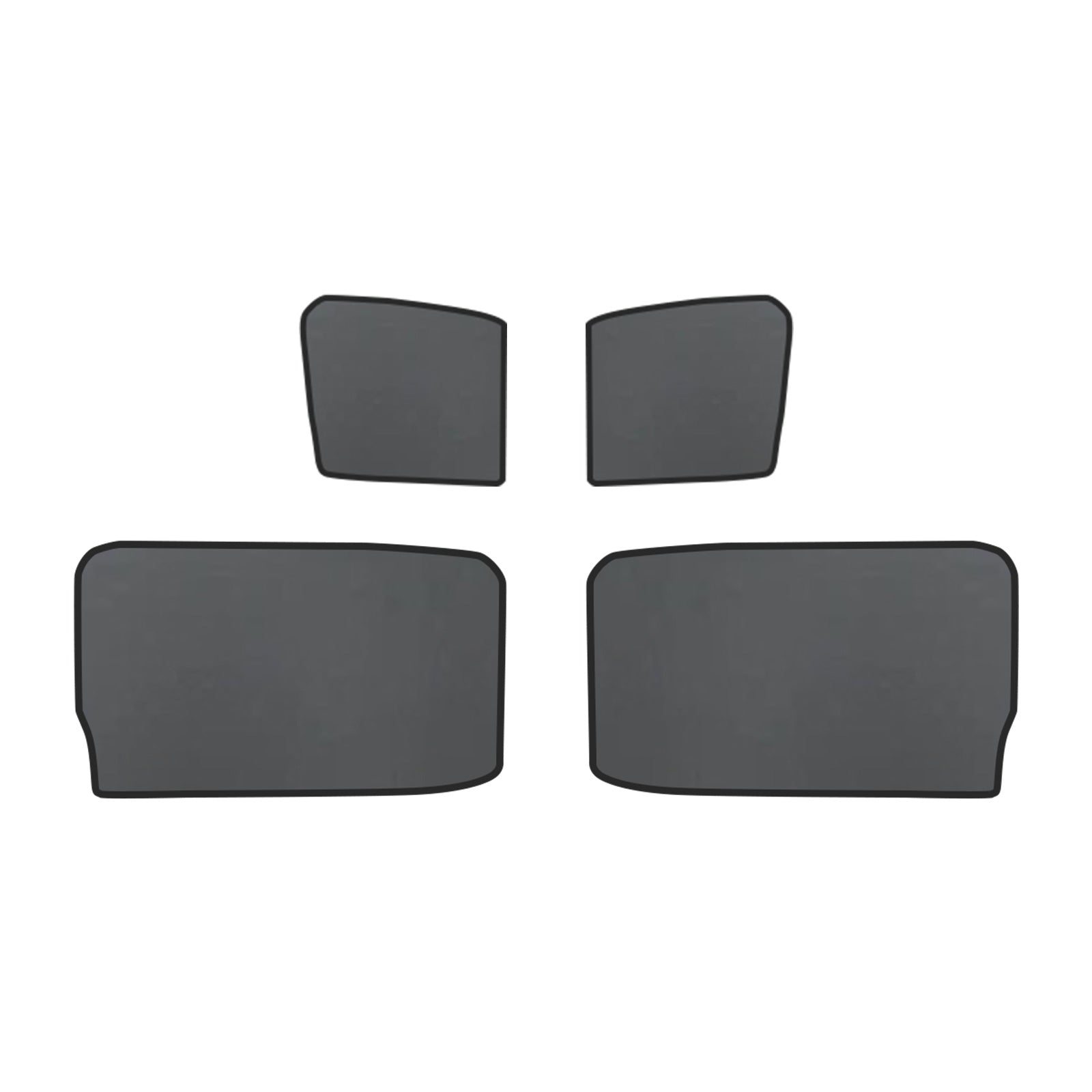 Front & Rear Window Magnetic Sun Shade Mesh Suitable For GWM UTE Cannon 2021-2024-0