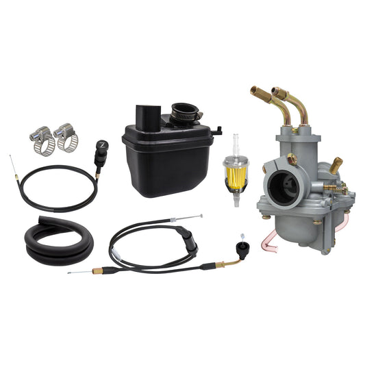 Carburetor Air Filter with Throttle & Choke Cable Suitable For Yamaha Peewee PW50 / PY50-0
