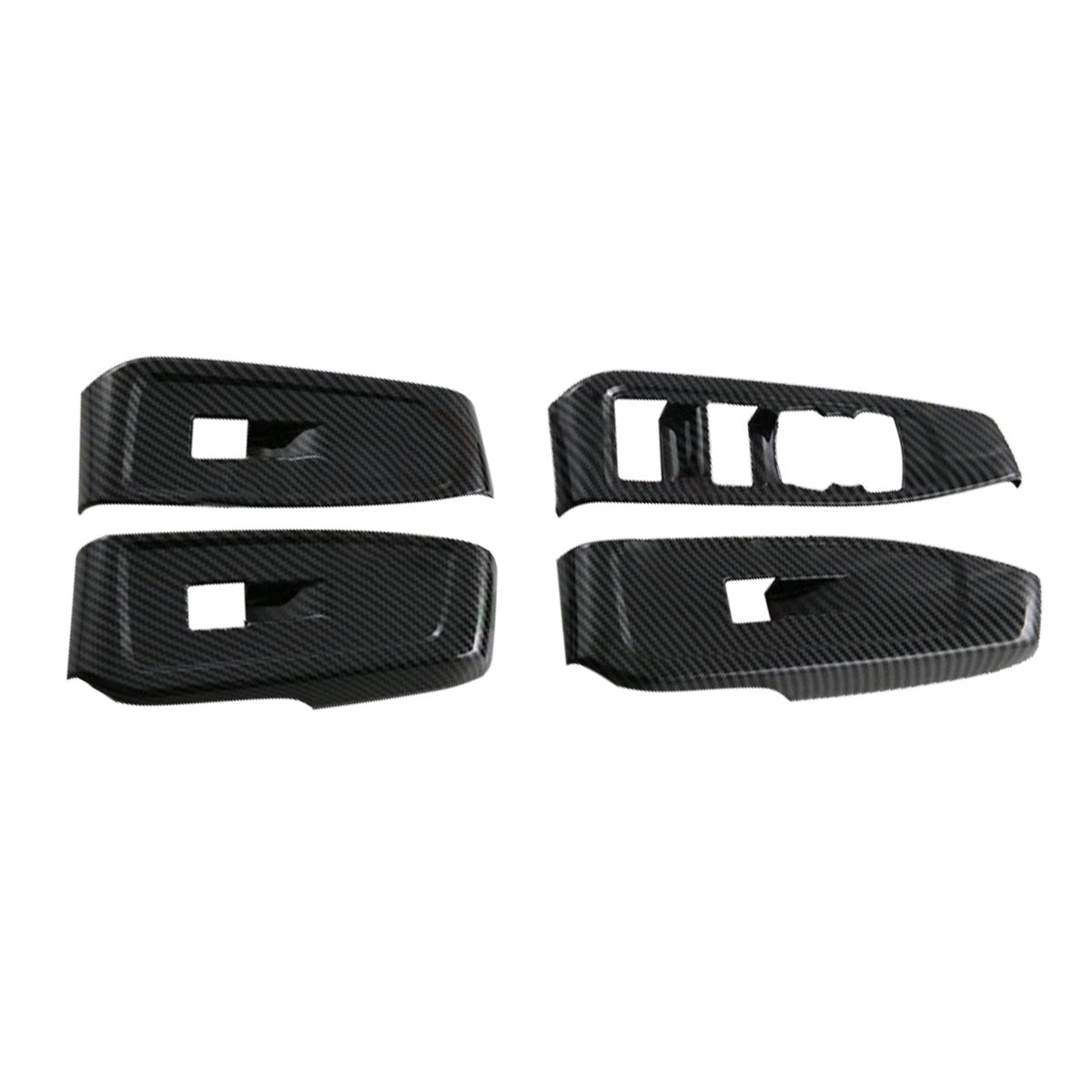 4x Carbon Car Window Control Panel Switch Cover Suitable For Ford Ranger-1