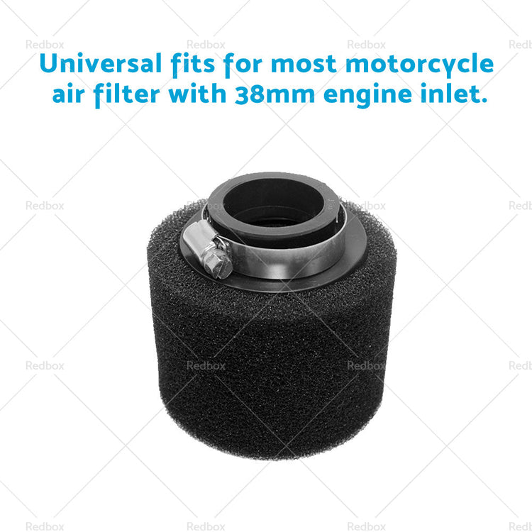 38mm Foam Pod Air Filter Cleaner 125cc 140cc PIT PRO Quad Dirt Bike ATV Buggy-3