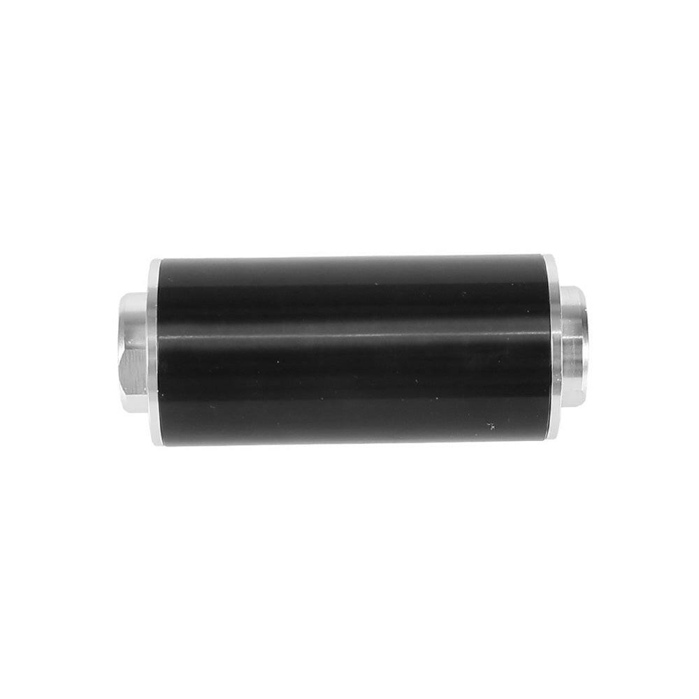 Inline 100 Micron Fuel Filter Bracket 6AN 8AN 10AN Adapter Universal 50mm-2
