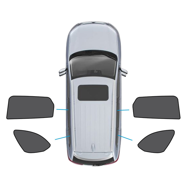 Triangular & Rear Car Window Sun Shades Suitable For Mazda CX-9 2016-2025 UV Protection-0