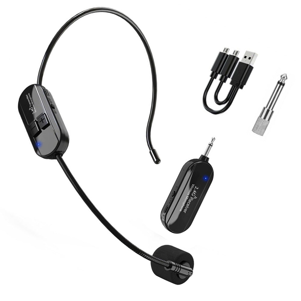 Wireless Microphone Headset 2.4G Suitable For Pro Audio Voice Teaching Outdoor Use-1