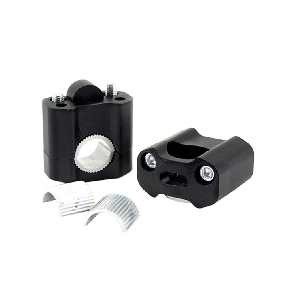 Handlebar Fat Bar Risers Mount Clamp Adaptor Suitable For 22mm to 28mm Pit / Dirt Bike-0