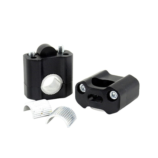 Handlebar Fat Bar Risers Mount Clamp Adaptor Suitable For 22mm to 28mm Pit / Dirt Bike-0
