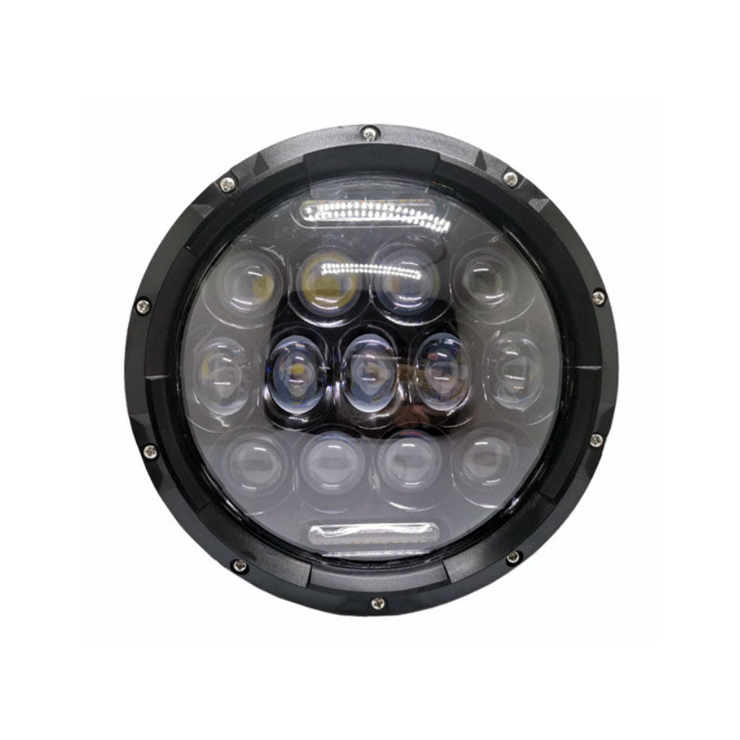 Pair of 7-Inch Round LED Headlights Hi/Lo DRL Beam Sealed Headlamps Suitable For Nissan Patrol-2