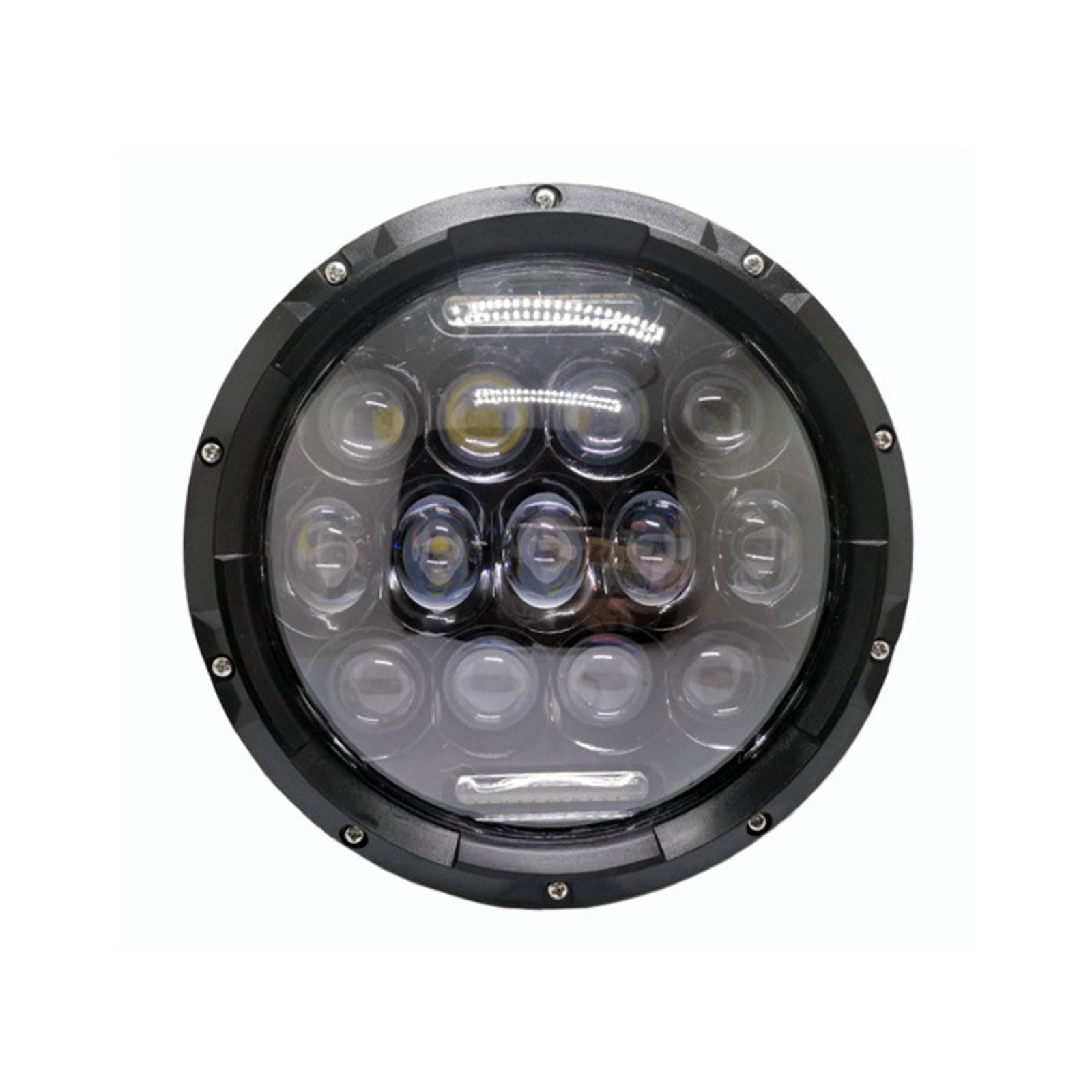 Pair of 7-Inch Round LED Headlights Hi/Lo DRL Beam Sealed Headlamps Suitable For Nissan Patrol-2