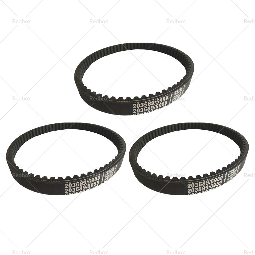 3x Drive Belt Suitable For 30 Series Comet TAV2 203589 manco 5959 Coleman KT196 - Frazy's Auto Parts