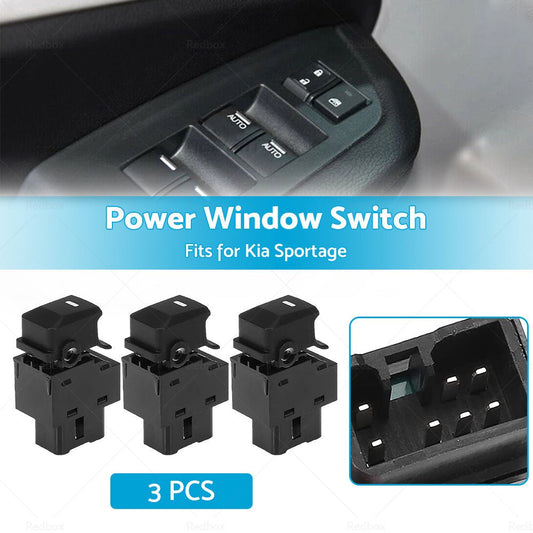 3x Passenger Side Power Window Switch 93580 - 3W000 Fit For Kia Sportage 2010 - 2015 - Frazy's Auto Parts