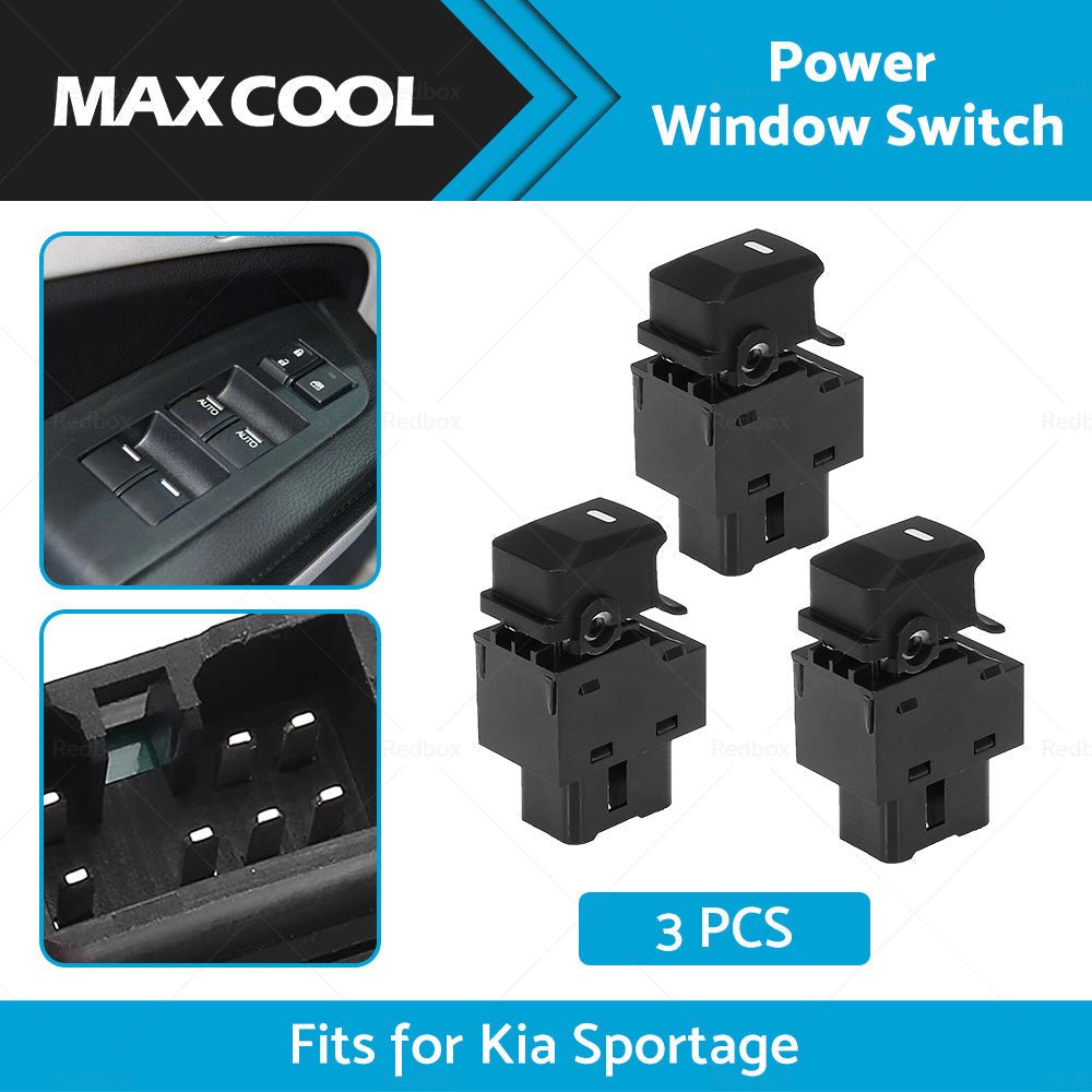3x Passenger Side Power Window Switch 93580 - 3W000 Fit For Kia Sportage 2010 - 2015 - Frazy's Auto Parts