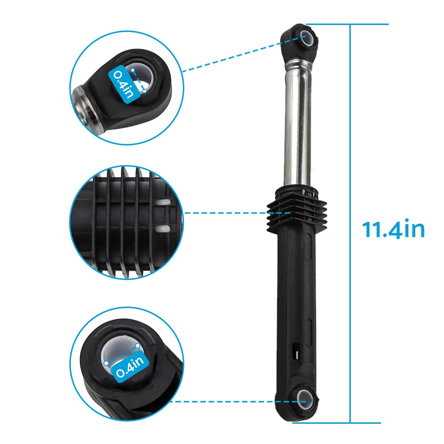 3x Shock Absorbers Suitable For LG / Kenmore Elite Washer ACV72909503 / ACV72909501 - Frazy's Auto Parts
