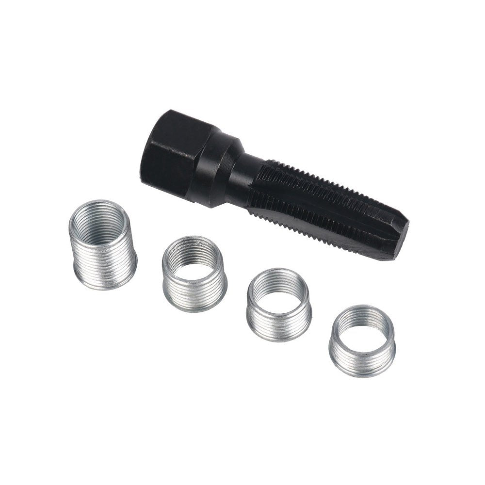 4 Inserts Helicoil Thread Reamer Tap Repair and 14MM Spark Plug Repair Kit - Frazy's Auto Parts