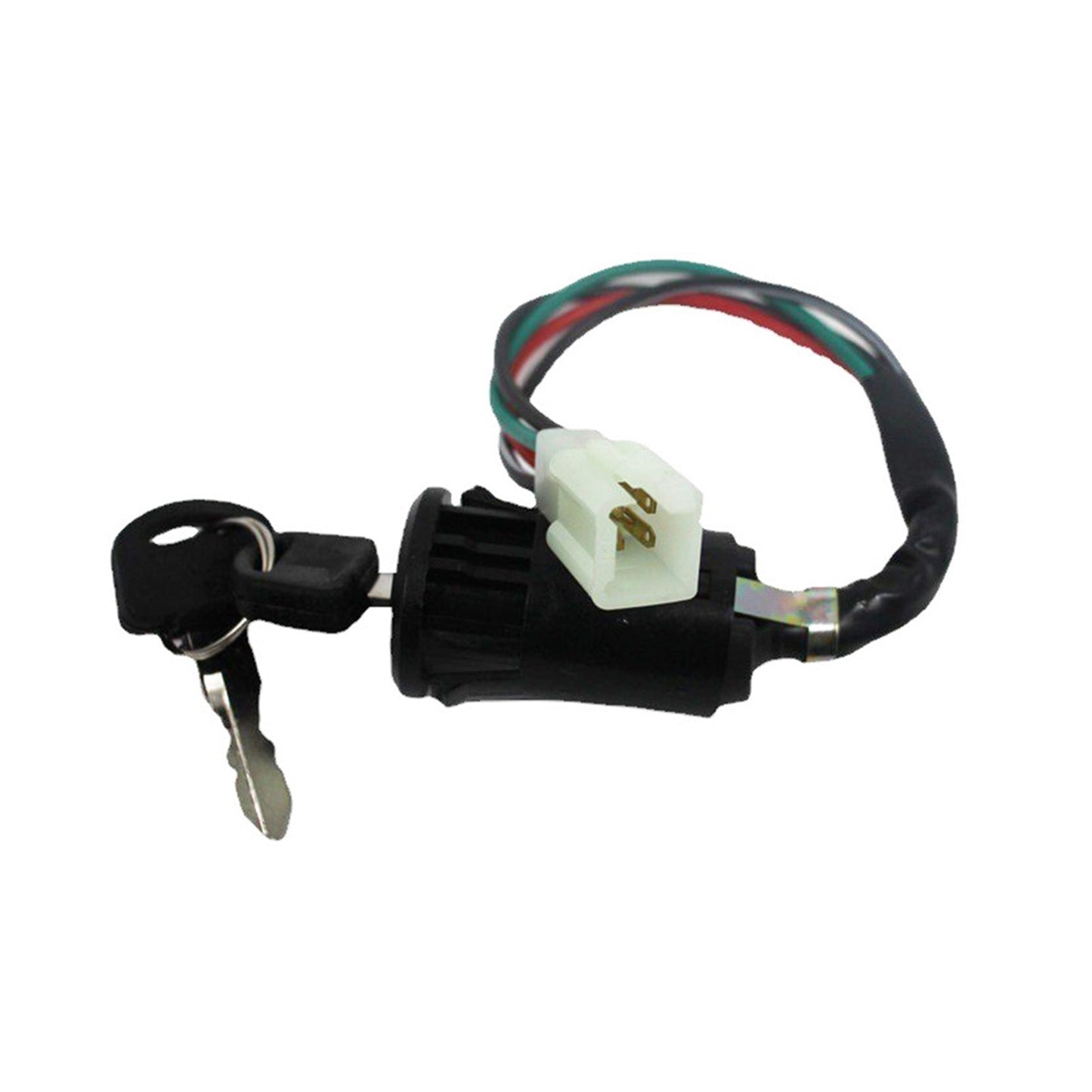 4 - Wire Ignition Key Barrel Switch Suitable For 50cc / 110cc / 125cc / 250cc PIT Quad Dirt Bike & ATV - Frazy's Auto Parts