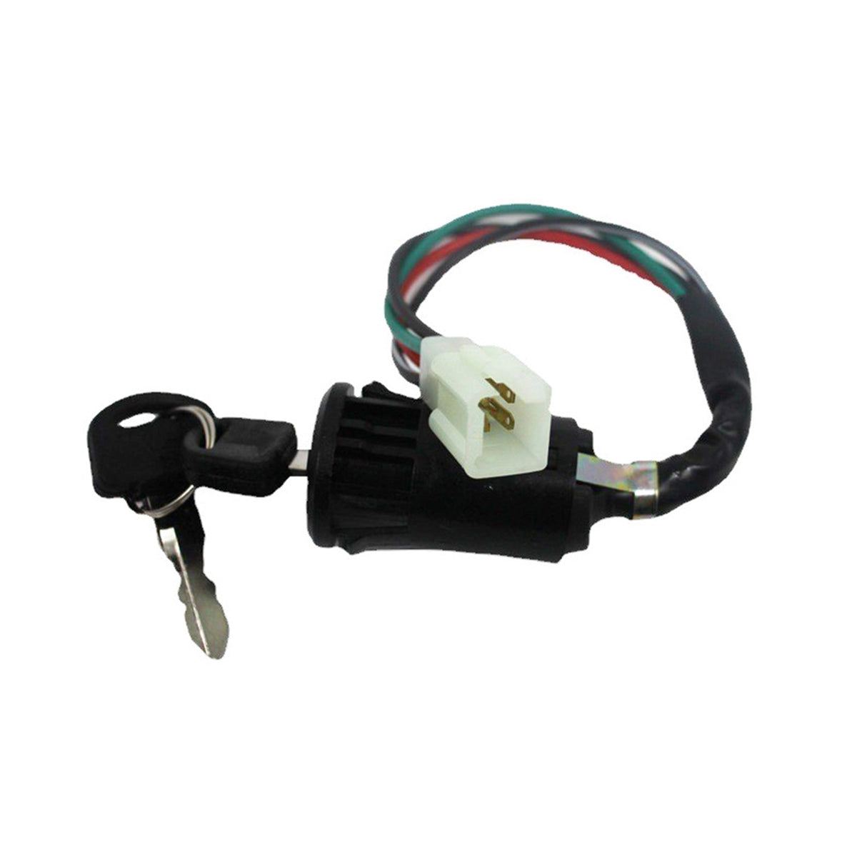 4 - Wire Ignition Key Barrel Switch Suitable For 50cc / 110cc / 125cc / 250cc PIT Quad Dirt Bike & ATV - Frazy's Auto Parts