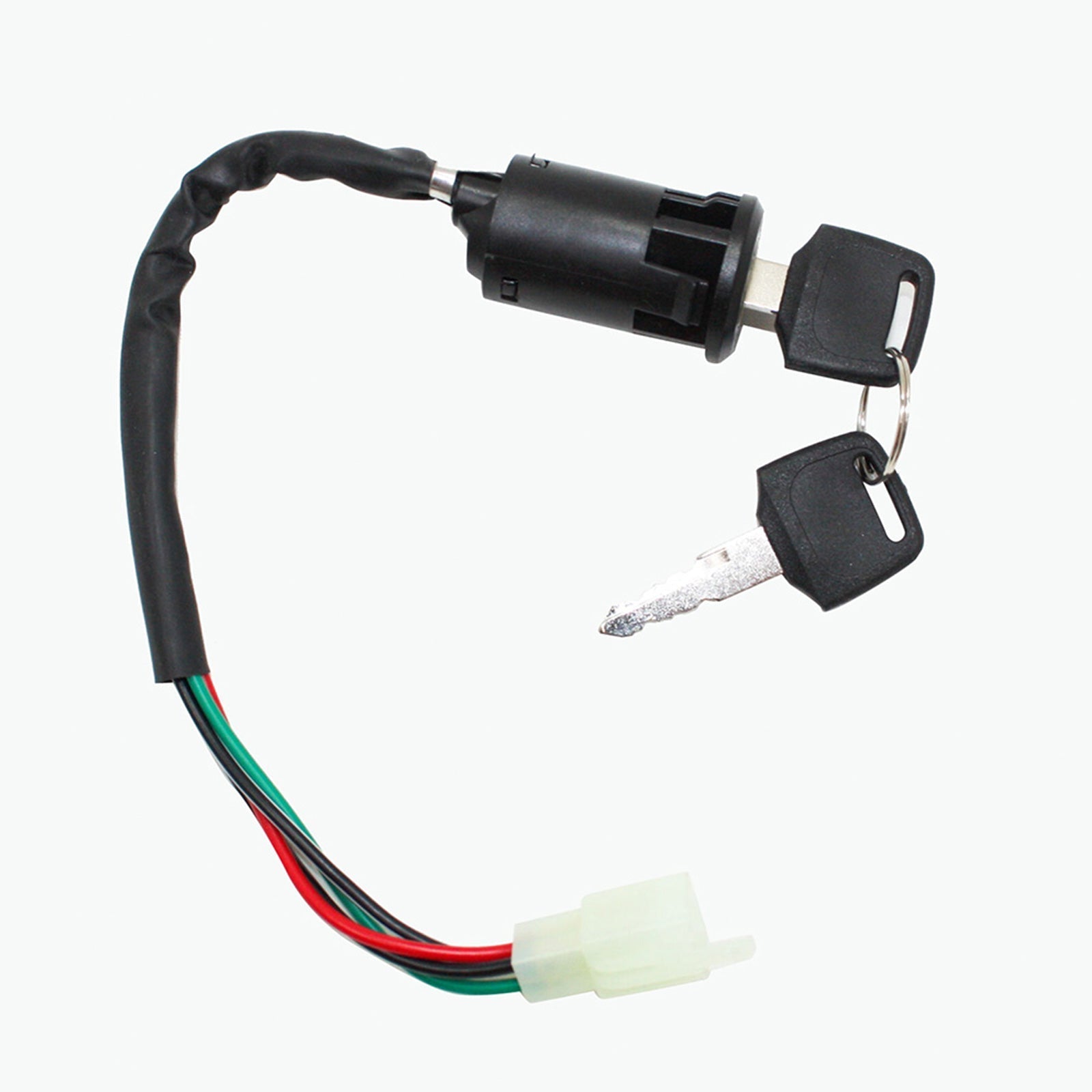 4 - Wire Ignition Key Barrel Switch Suitable For 50cc / 110cc / 125cc / 250cc PIT Quad Dirt Bike & ATV - Frazy's Auto Parts