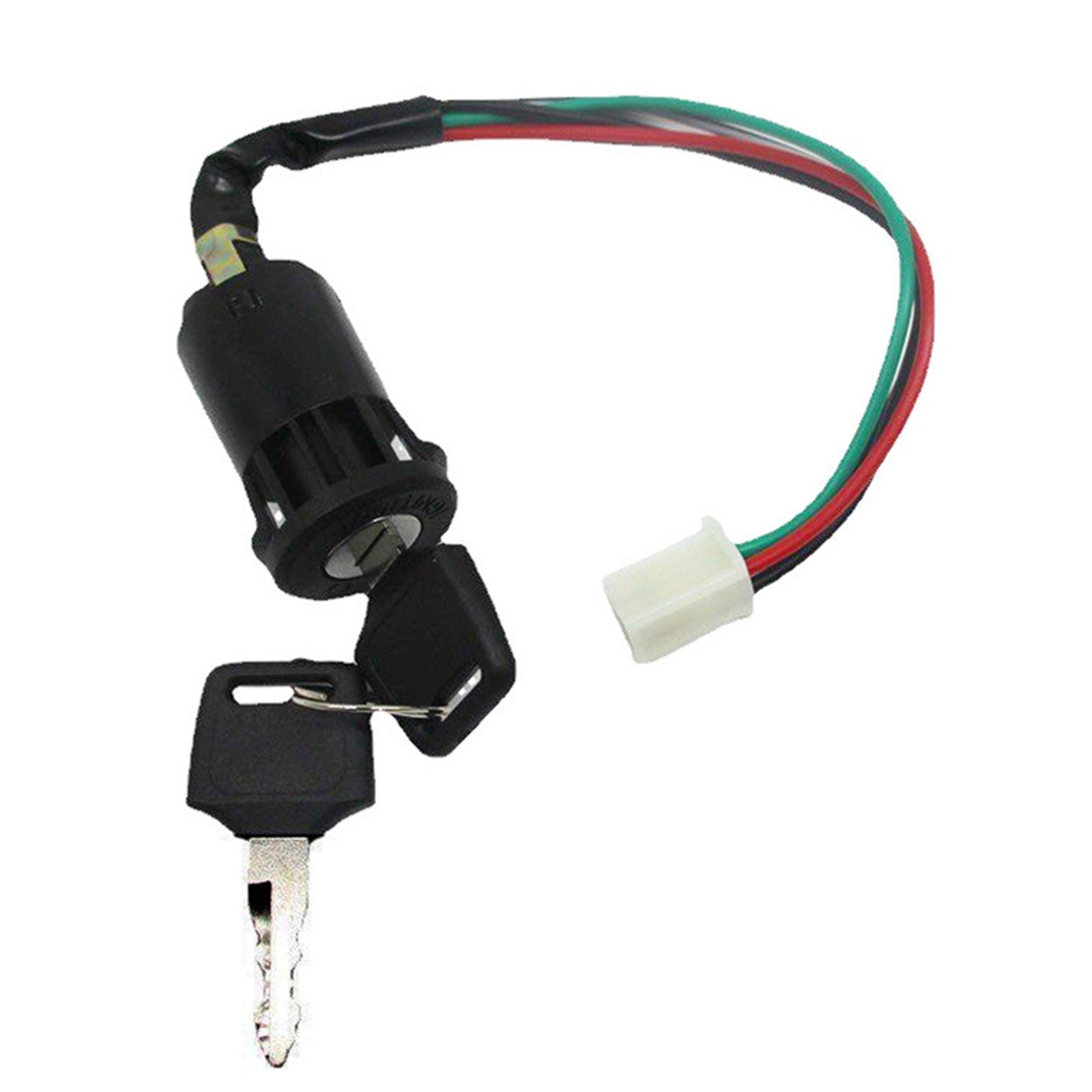 4 - Wire Ignition Key Barrel Switch Suitable For 50cc - 150cc PIT Quad, Dirt Bike & ATV - Frazy's Auto Parts
