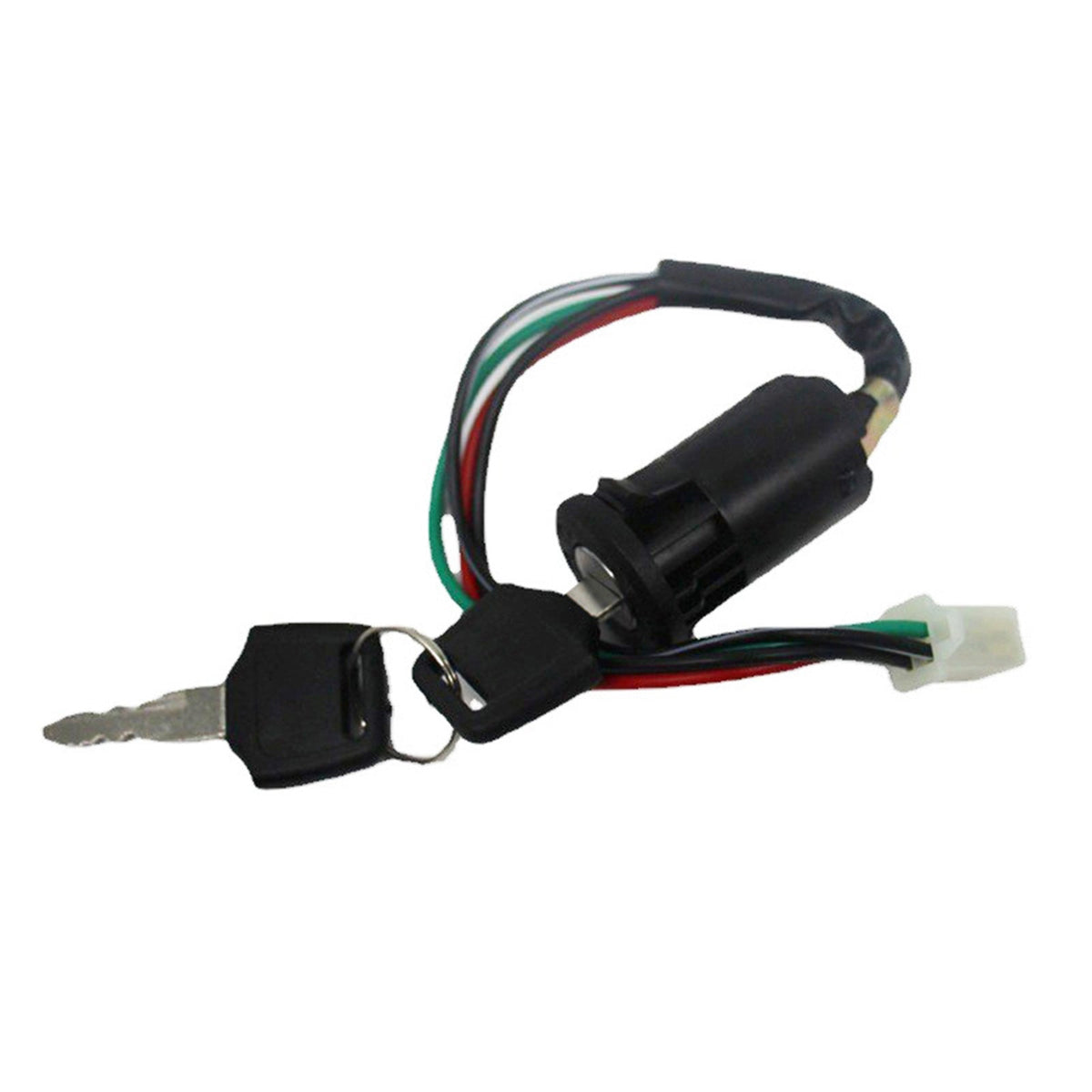4 - Wire Ignition Key Barrel Switch Suitable For 50cc - 150cc PIT Quad, Dirt Bike & ATV - Frazy's Auto Parts