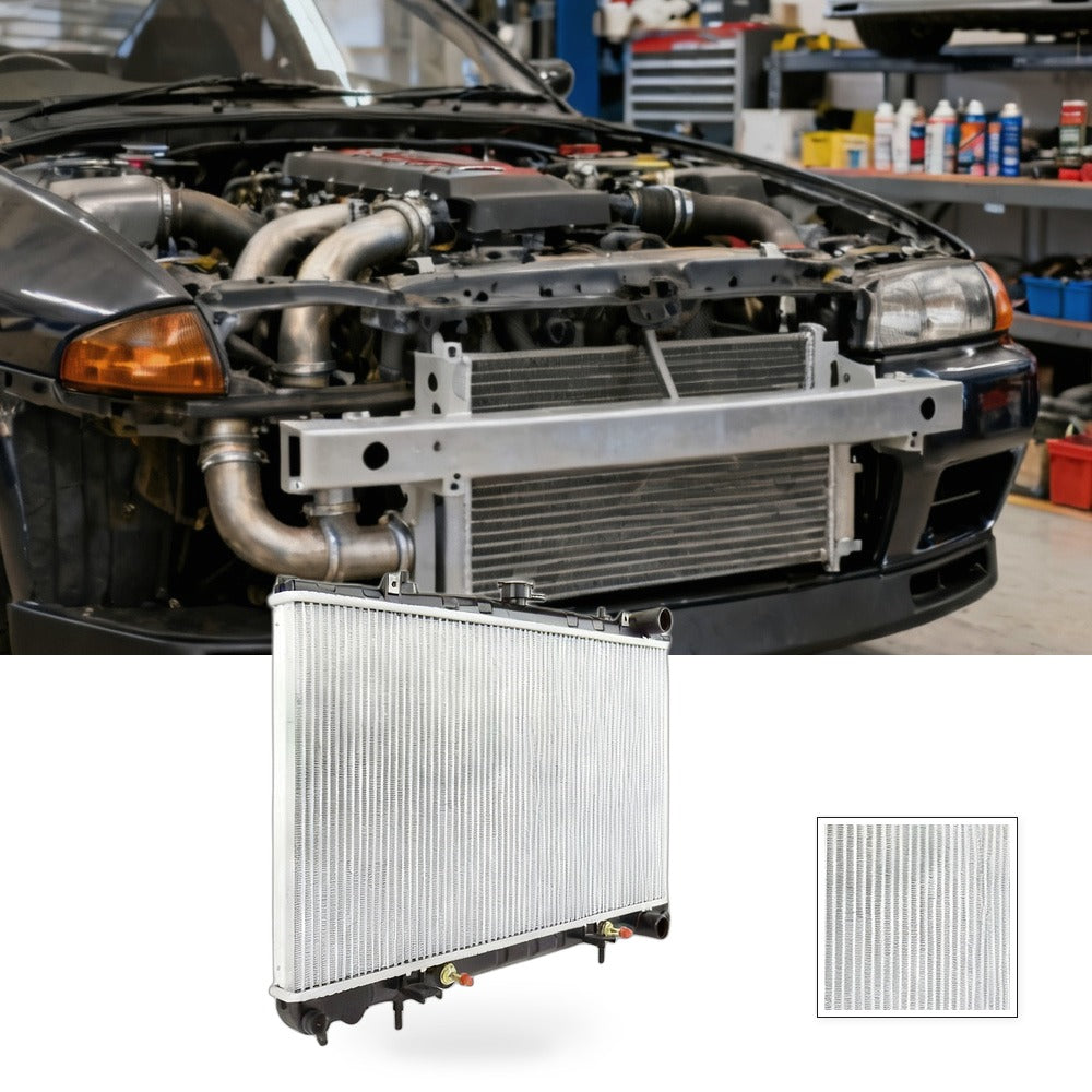 Premium Radiator For NISSAN SKYLINE R32 GTR GTS Auto Manual 1991-1993-1