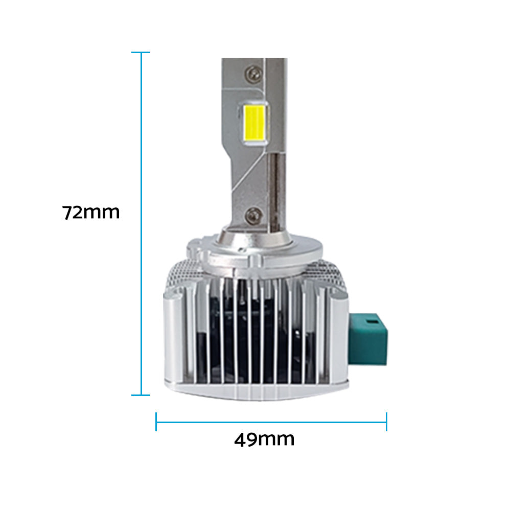 Pair of D3S LED Headlight Bulbs Conversion Kit 90W Replaces HID Xenon Lamps 2x-2