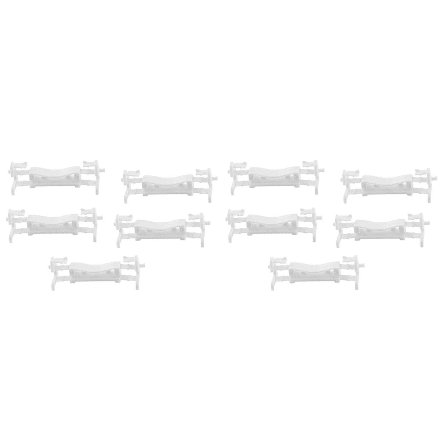 10x Roof Moulding Drip Rail Clips Suitable for Mitsubishi Triton L200 2005-2014-1