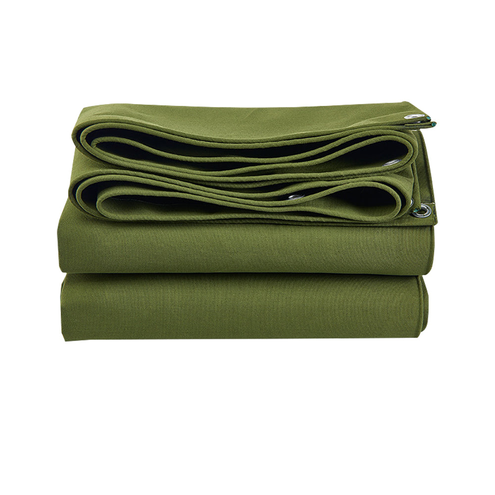 Heavy Duty Waterproof Canvas Tarp 3 Sizes Suitable For Outdoor Sun and Dust Protection-0